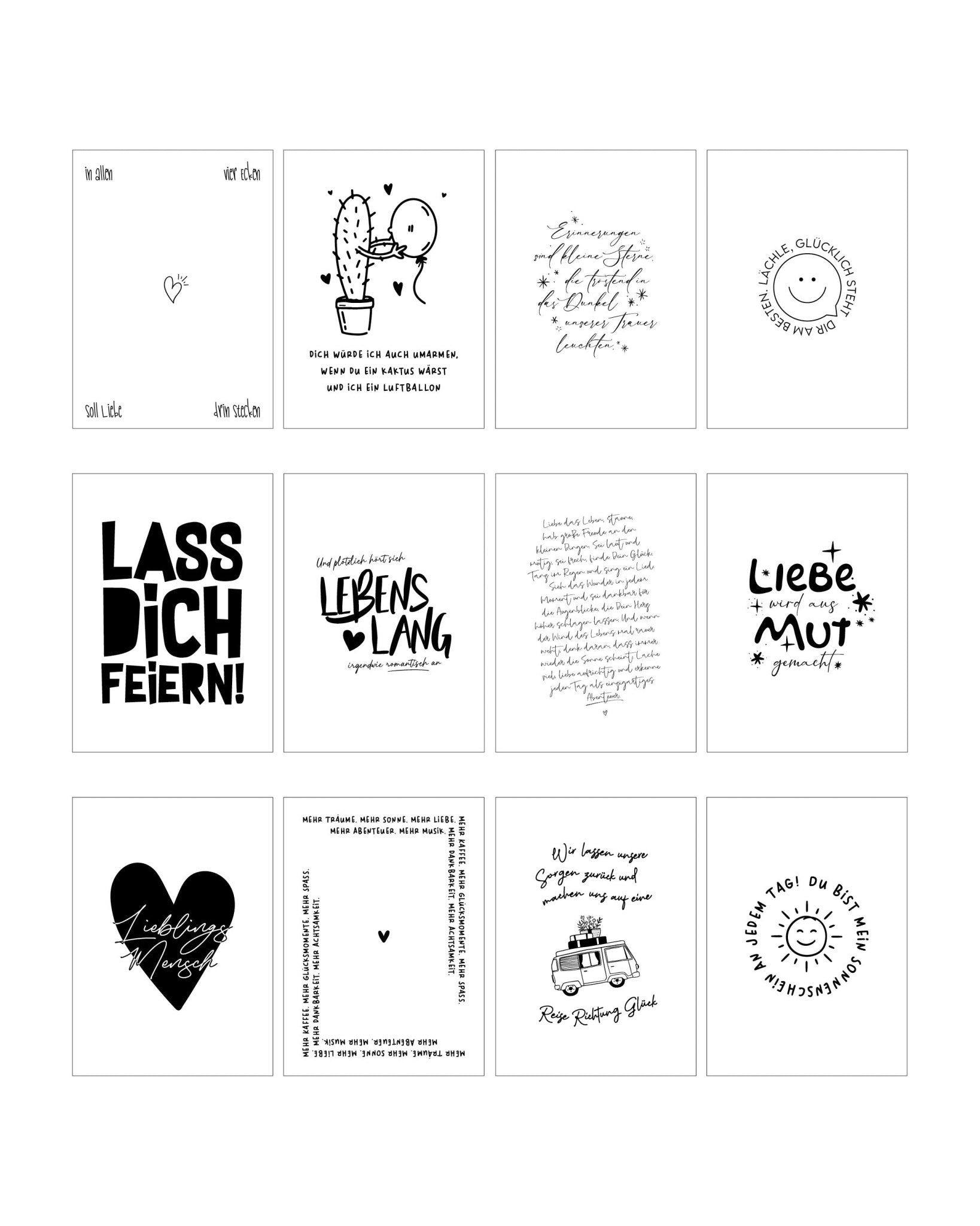 Postkarten - Displayständer - Verena von Heldenglück B2B