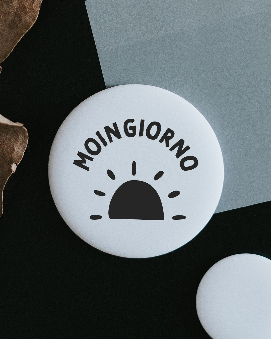 Magnet Moingiorno – Kühlschrankmagnet mit fröhlichem Morgenspruch als Geschenk