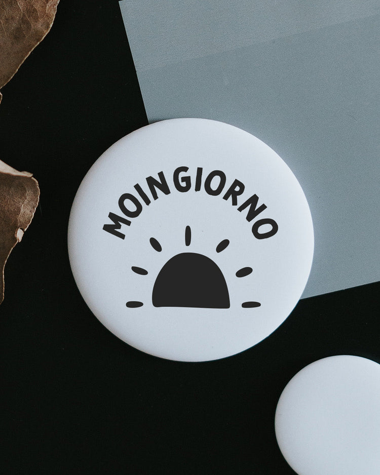 Magnet Moingiorno – Kühlschrankmagnet mit fröhlichem Morgenspruch als Geschenk
