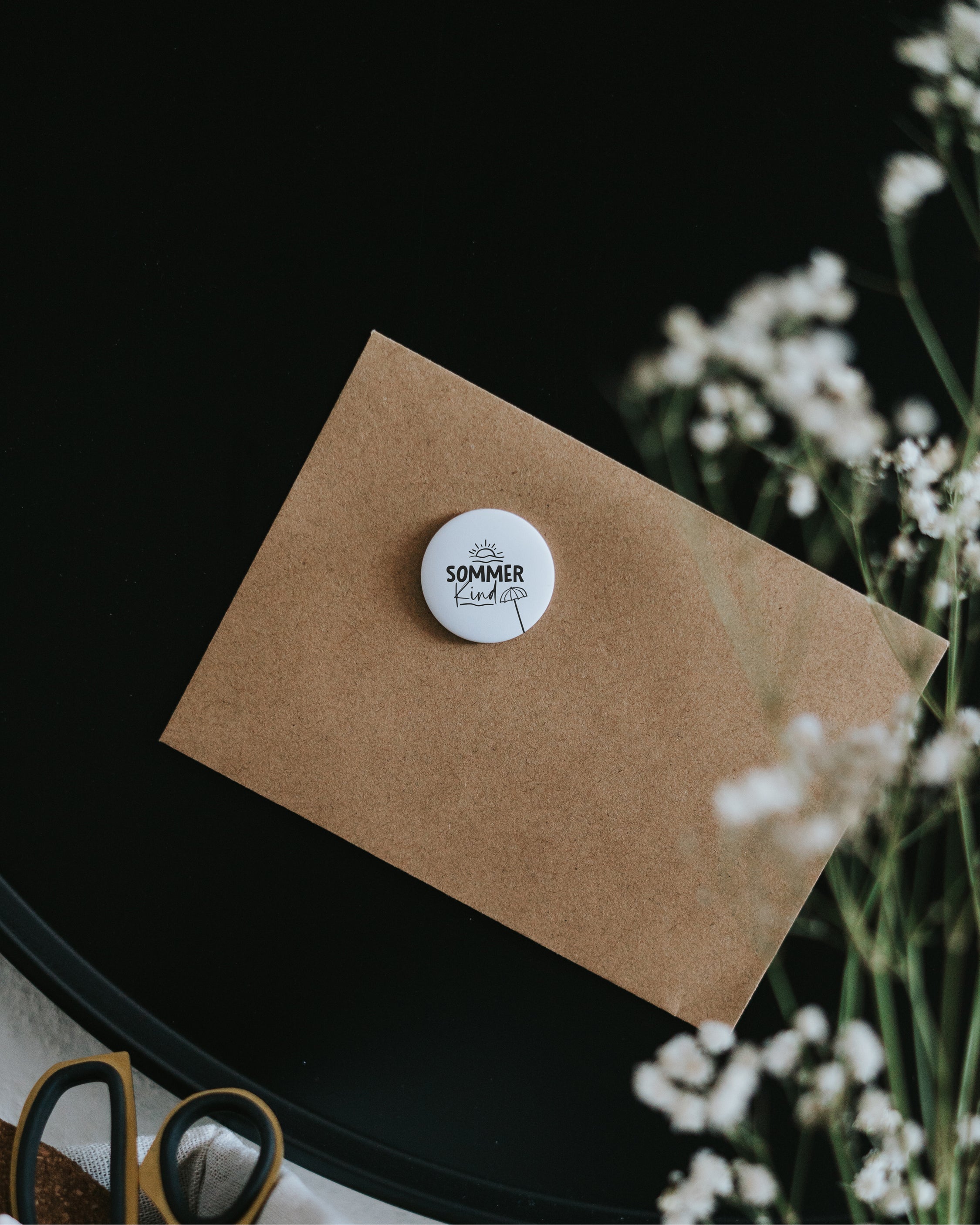 Magnet Sommerkind – Kühlschrankmagnet mit sommerlichem Spruch als Geschenk