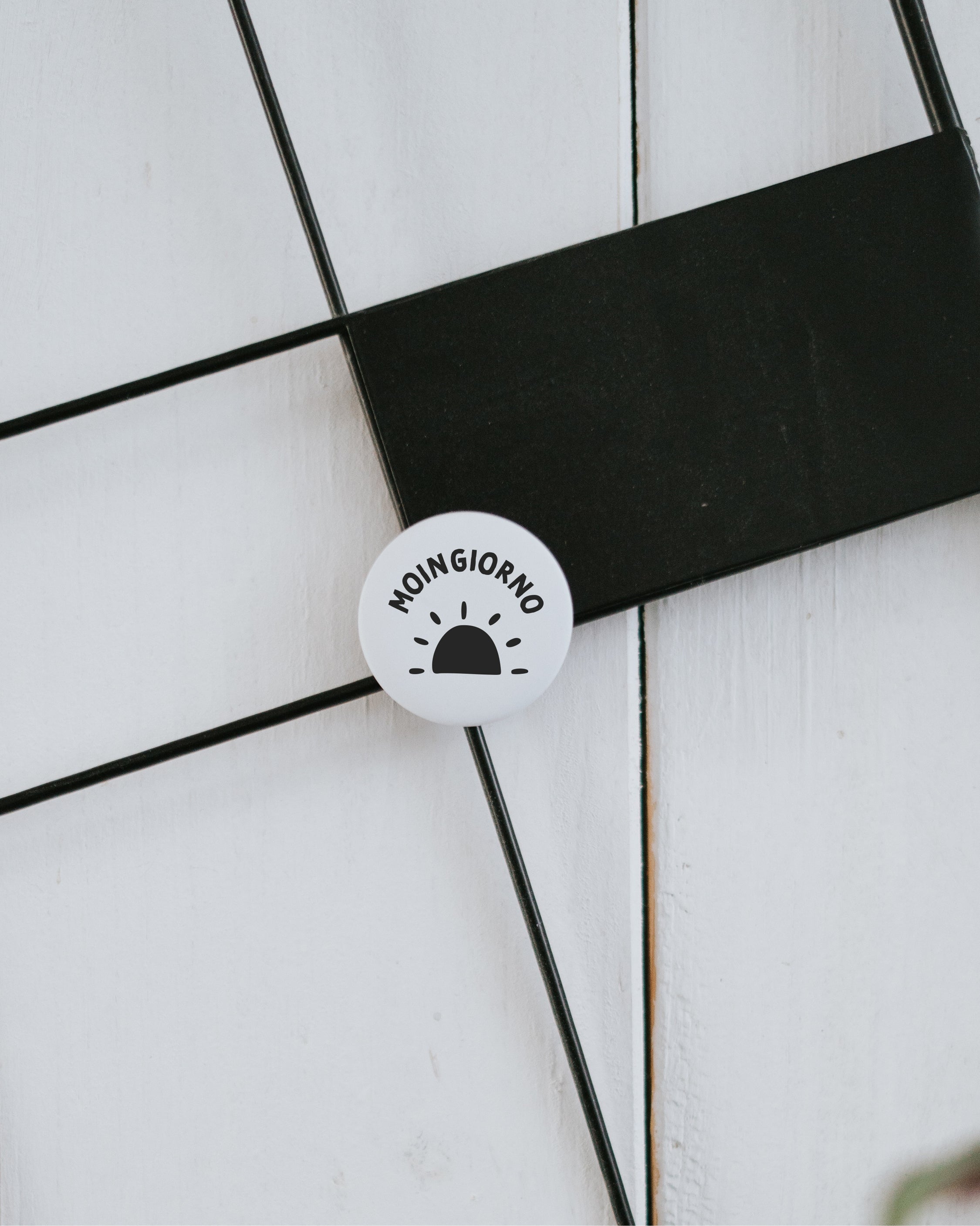 Magnet Moingiorno – Kühlschrankmagnet mit fröhlichem Morgenspruch als Geschenk