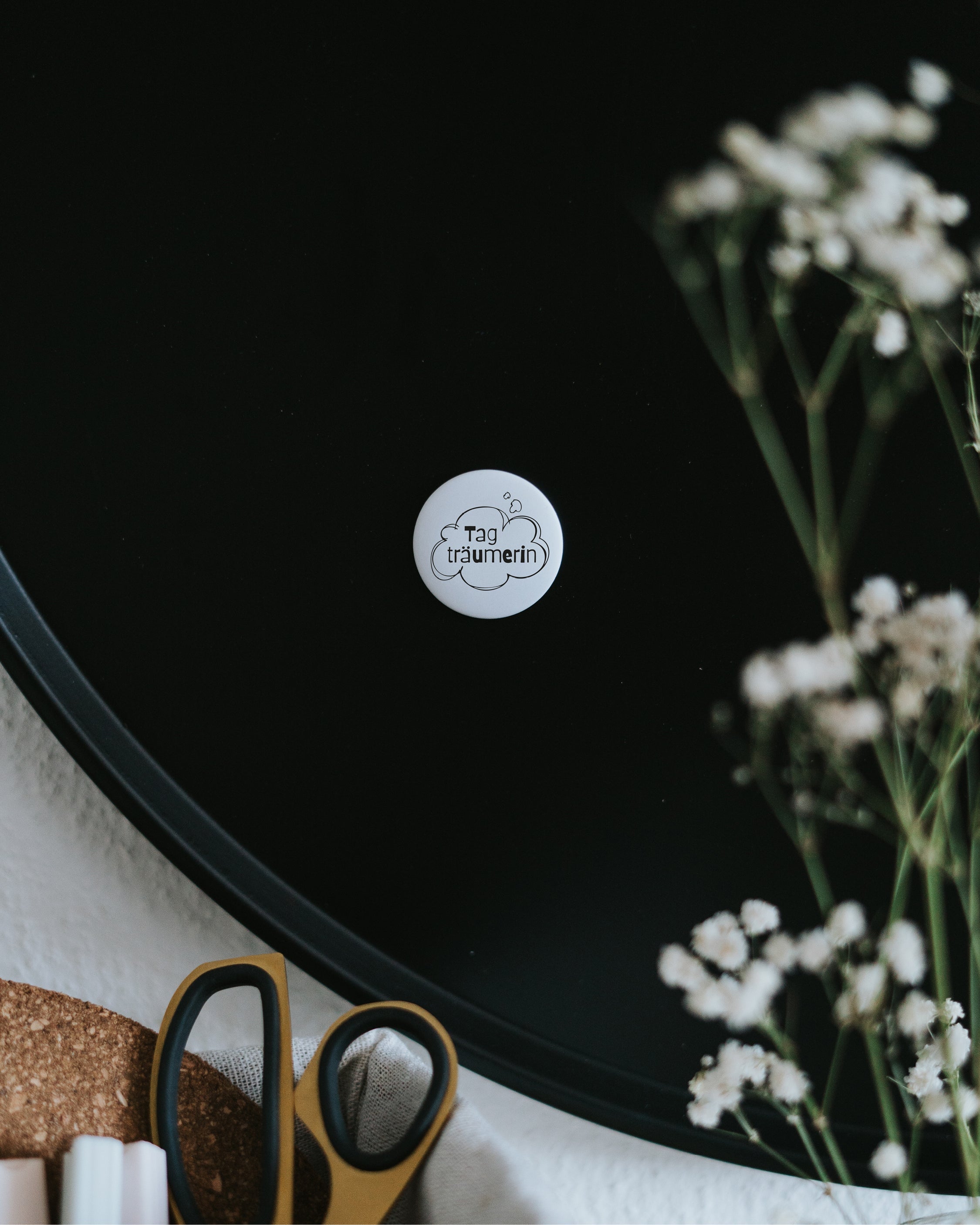 Magnet Tagträumerin – Kühlschrankmagnet mit verträumtem Spruch als Geschenk