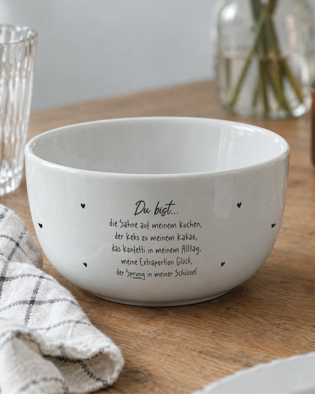 Du bist · Frühstücksschale