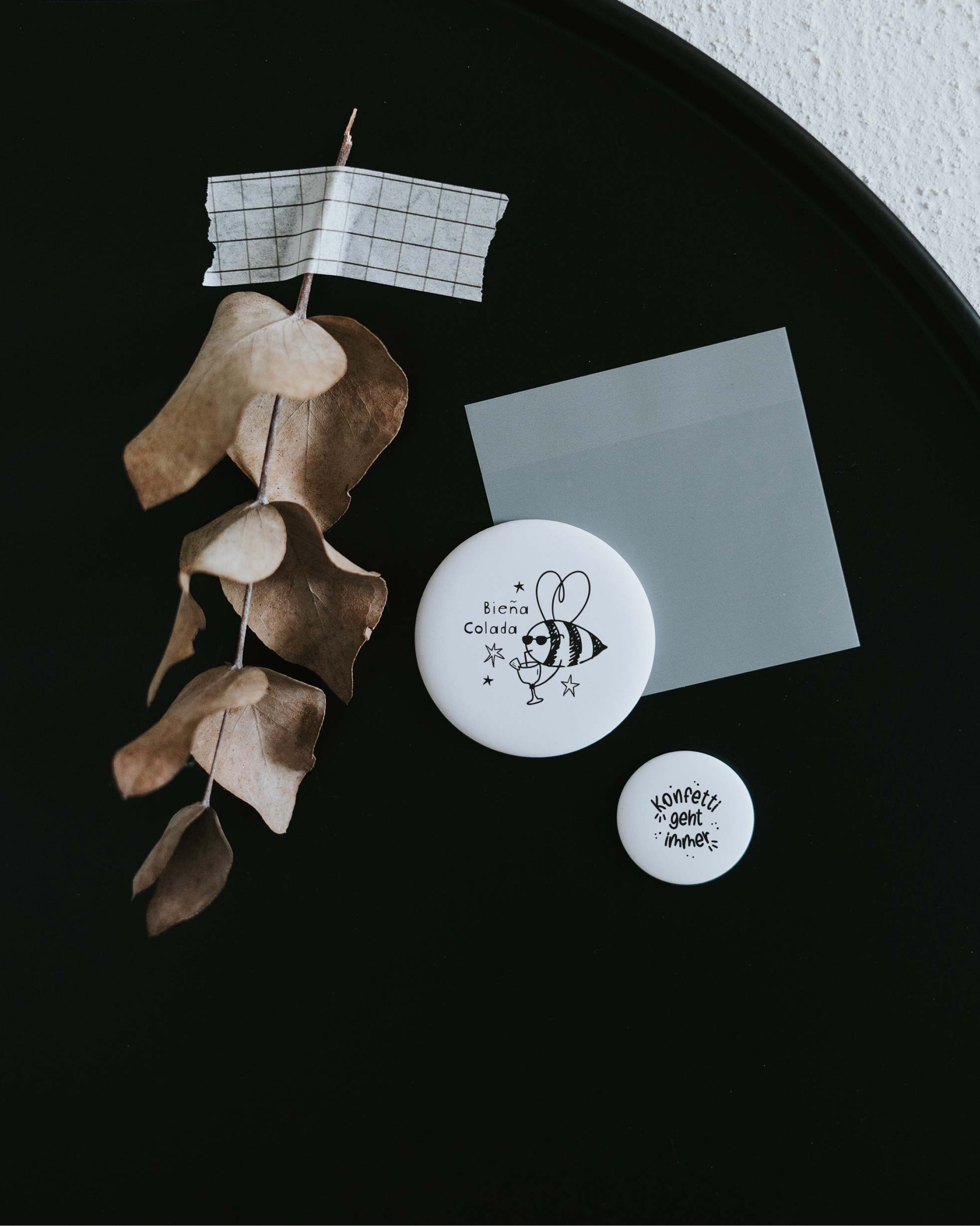 Magnet Biena Colada – großer Kühlschrankmagnet mit sommerlichem Spruch als Geschenk