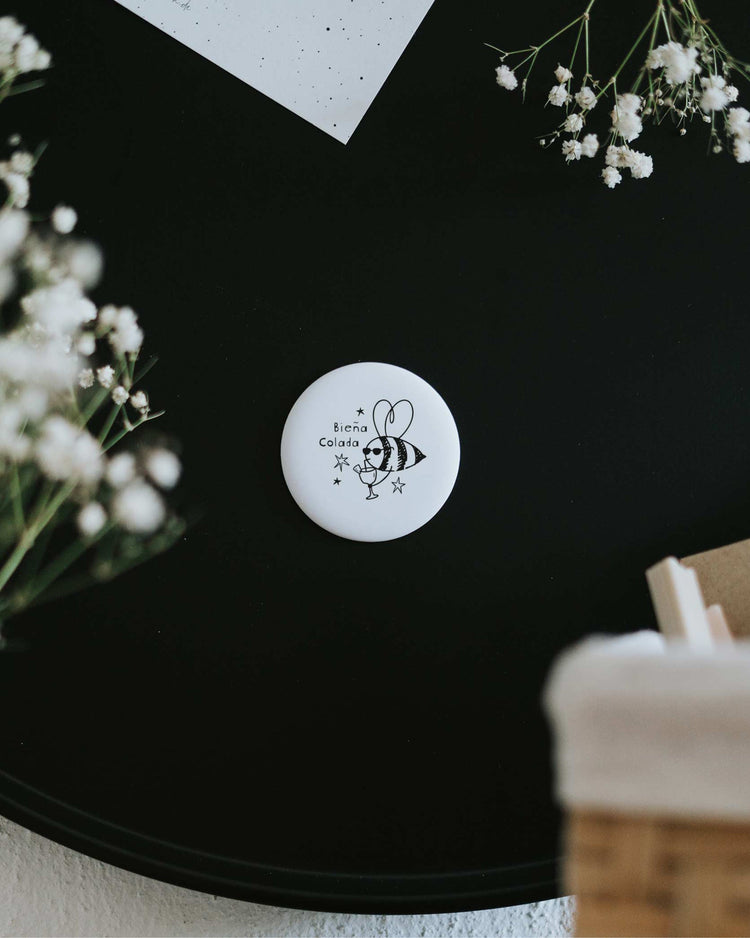 Magnet Biena Colada – großer Kühlschrankmagnet mit sommerlichem Spruch als Geschenk
