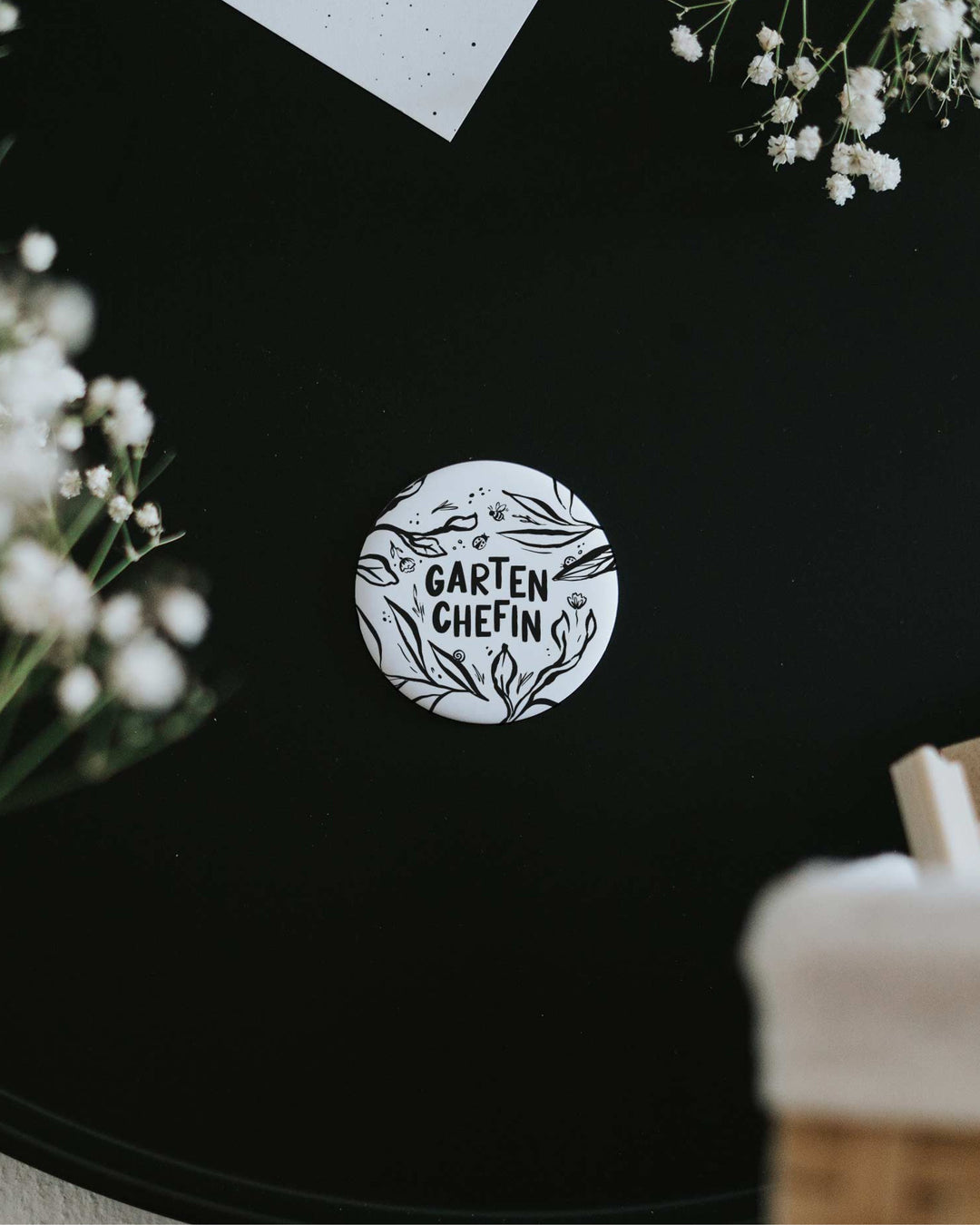 Magnet Garten Chefin – großer Kühlschrankmagnet für Gartenfreund:innen als Geschenk
