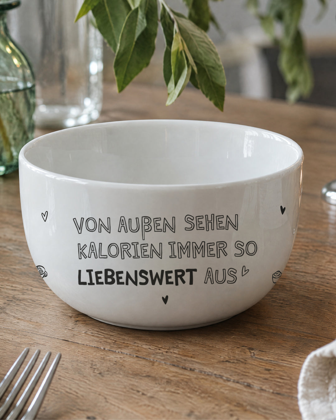 Kalorien außen · Frühstücksschale
