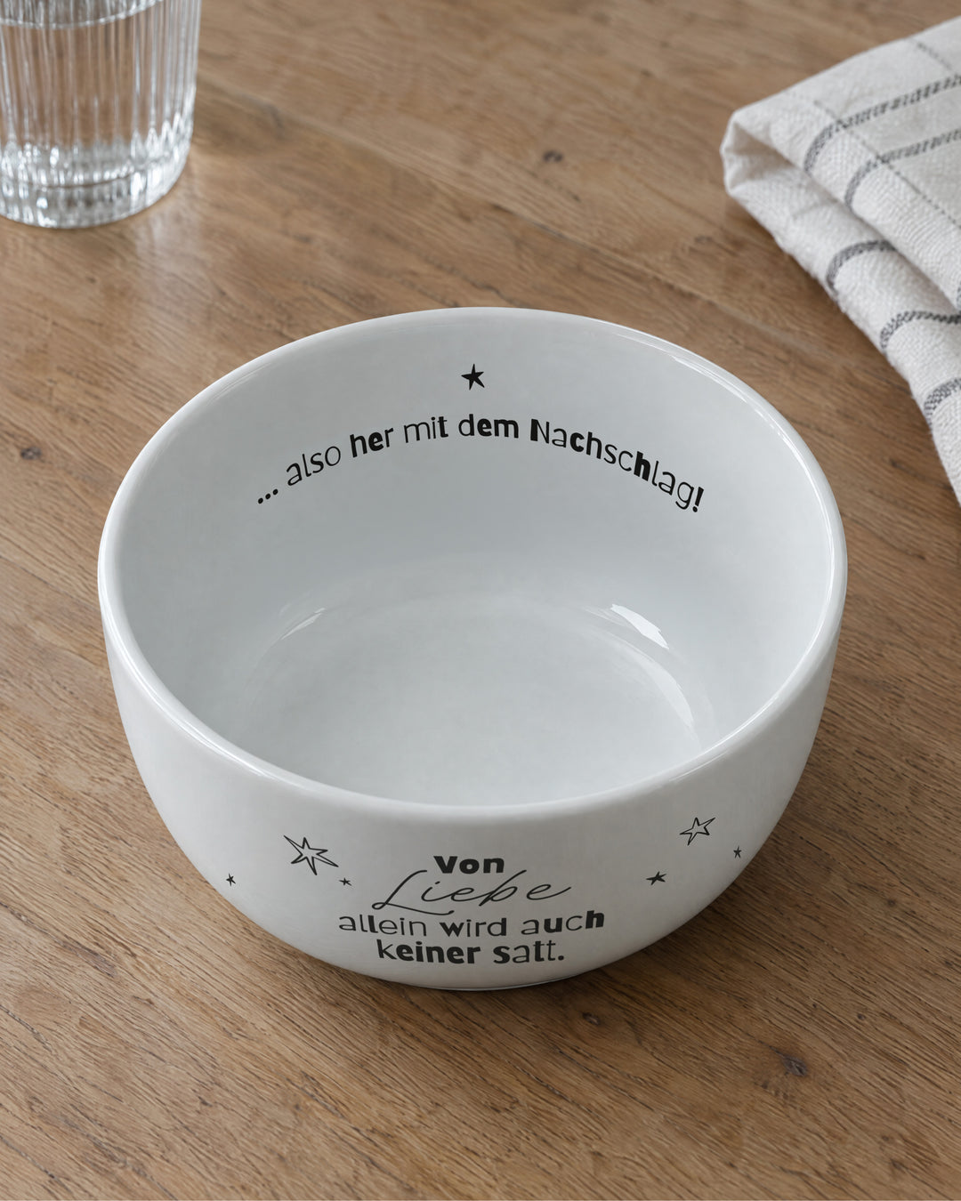 Von Liebe allein · Frühstücksschale
