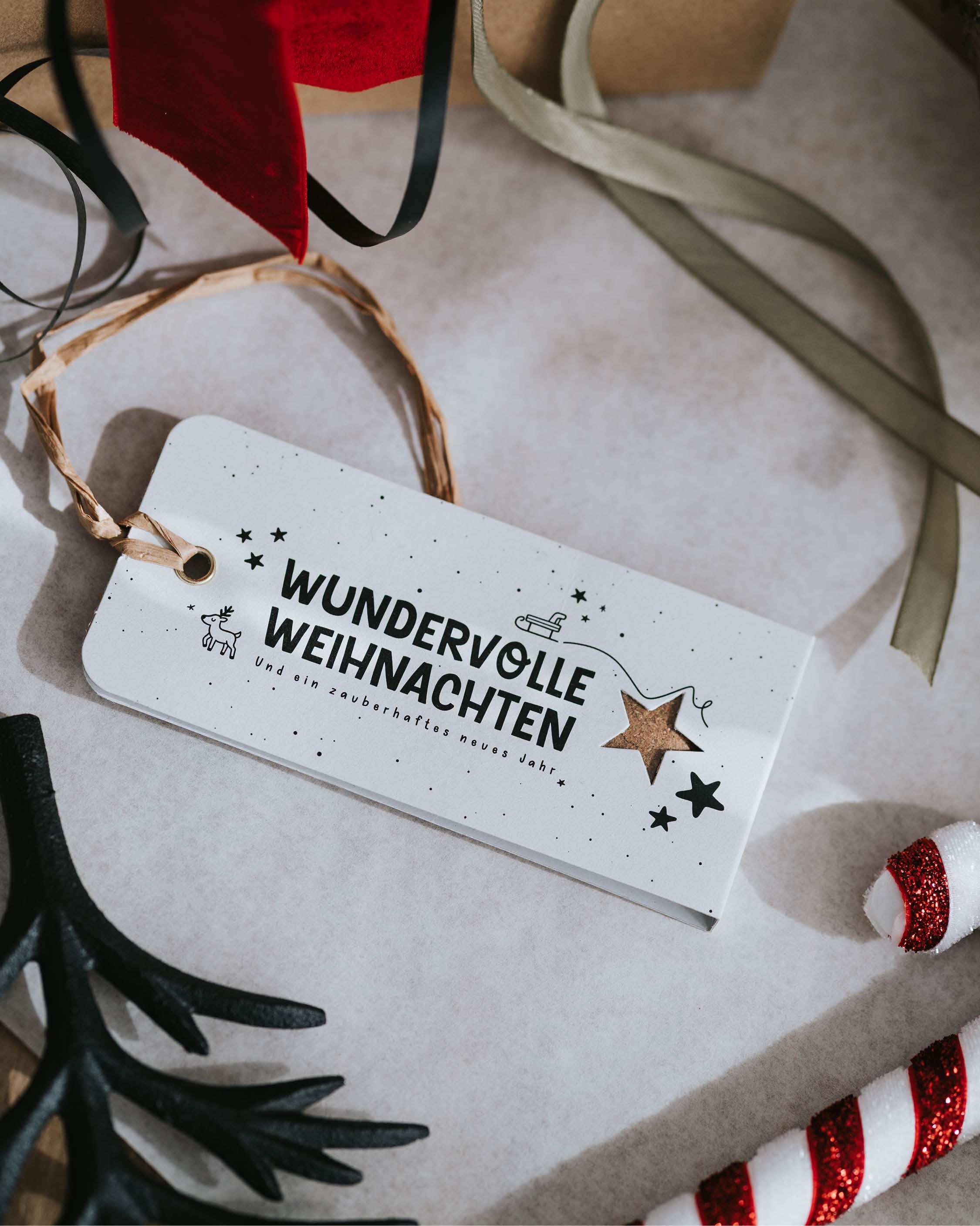 Weihnachtlich duftender Geschenkanhänger mit feiner Gewürzmischung – ideal als kleine Aufmerksamkeit.