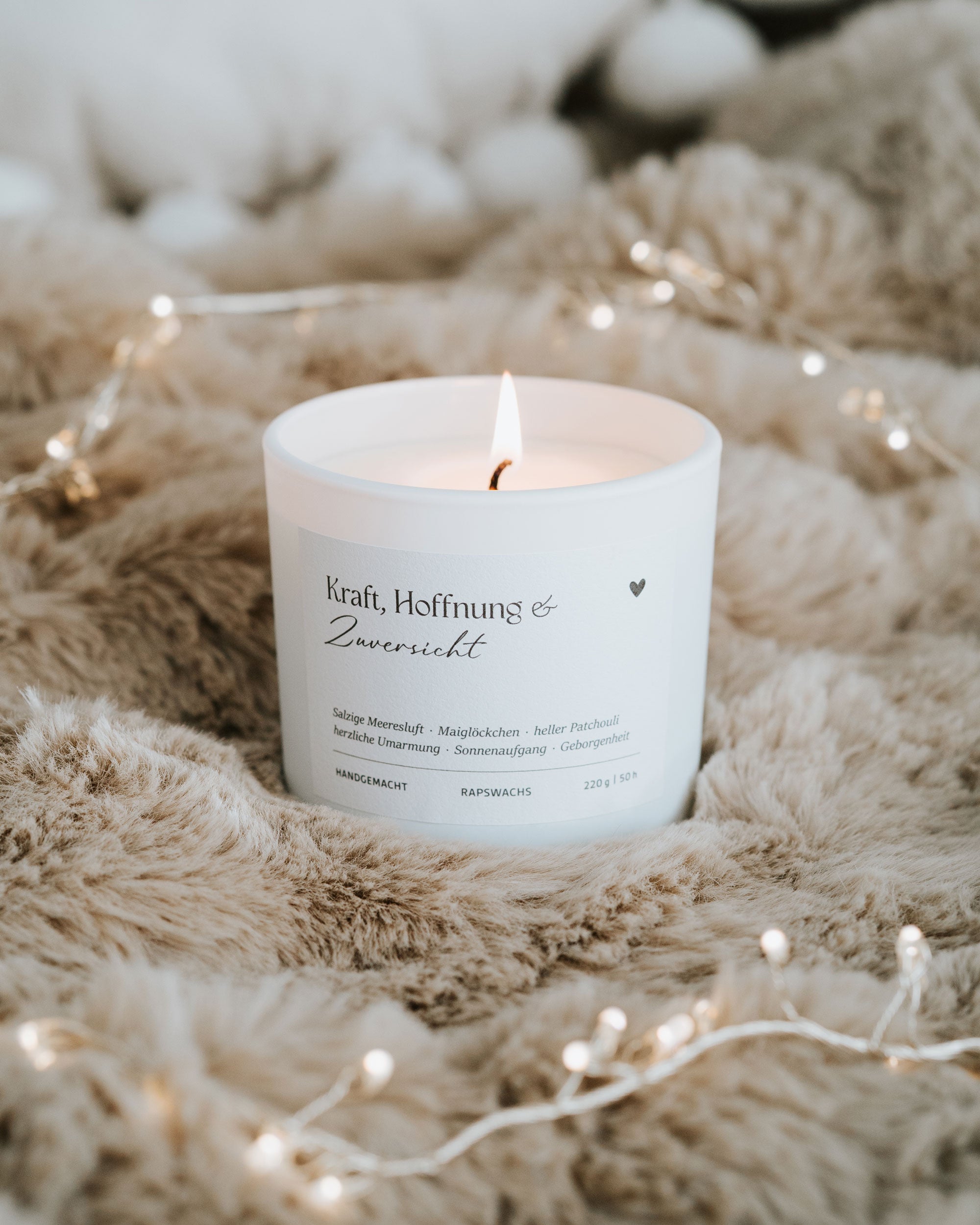 Duftkerze Kraft, Hoffnung & Zuversicht – ein Duft voller Stärke und neuer Energie