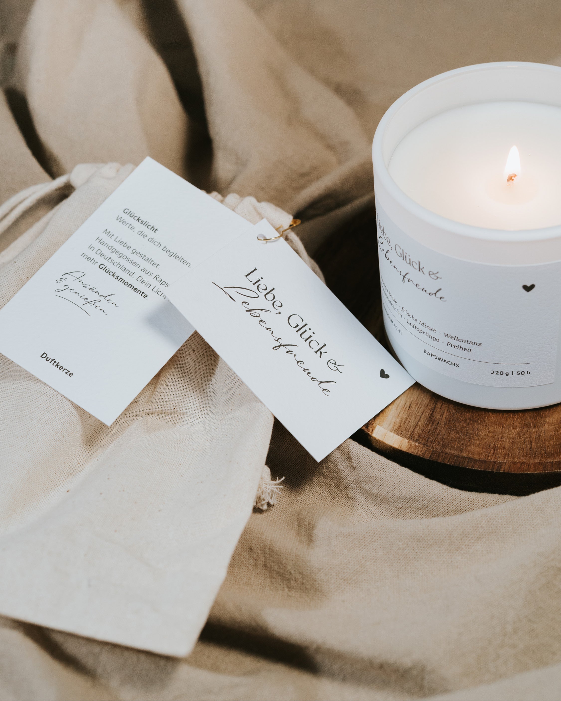 Duftkerze mit sanfter Meeresfrische – für Zuhause, das nach Sommer riecht