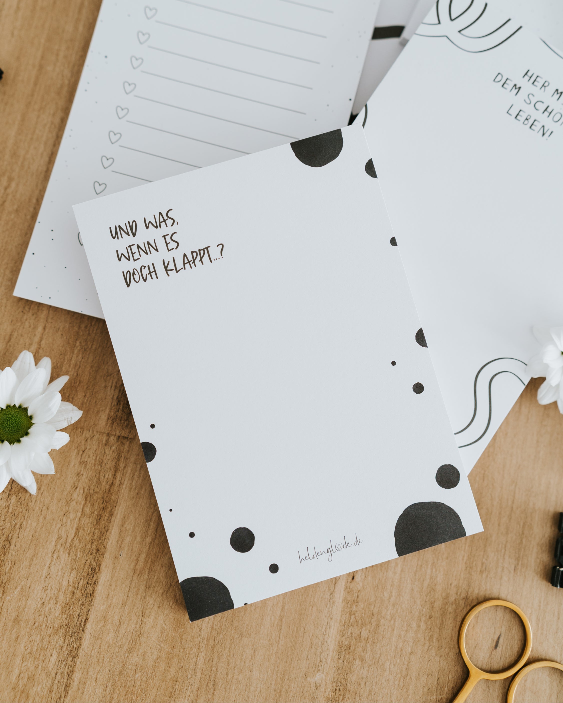 Verschenke diesen Block an deine beste Freundin, damit sie ihre alltäglichen To-dos und großen Visionen festhalten kann.