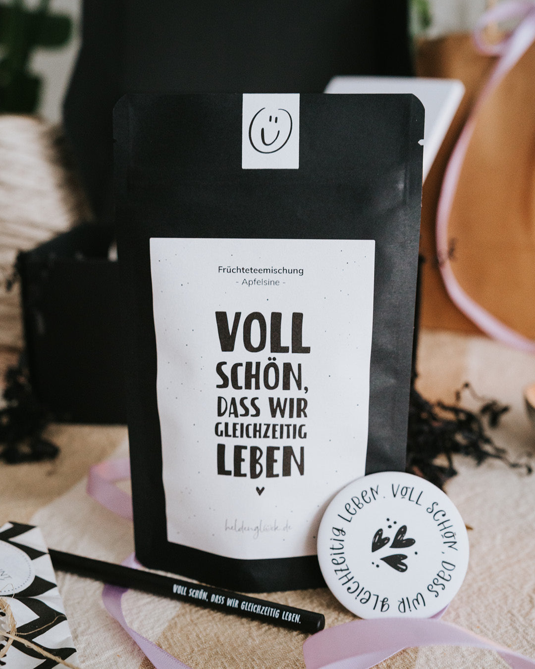 Liebevolles Geschenkset mit ehrlicher Botschaft für besondere Freundschaften