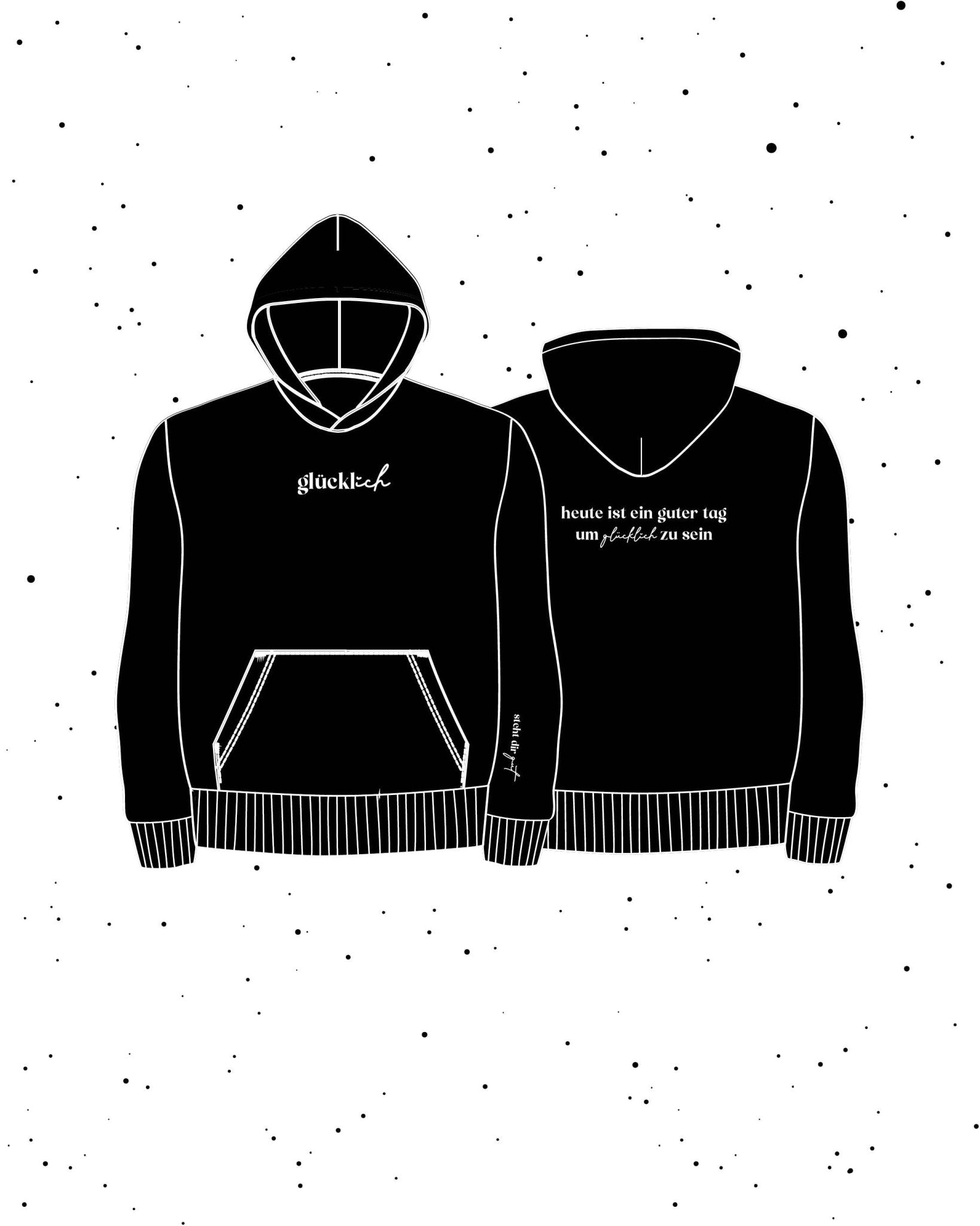 Hoodie · Glücklich - Heldenglück für Händler