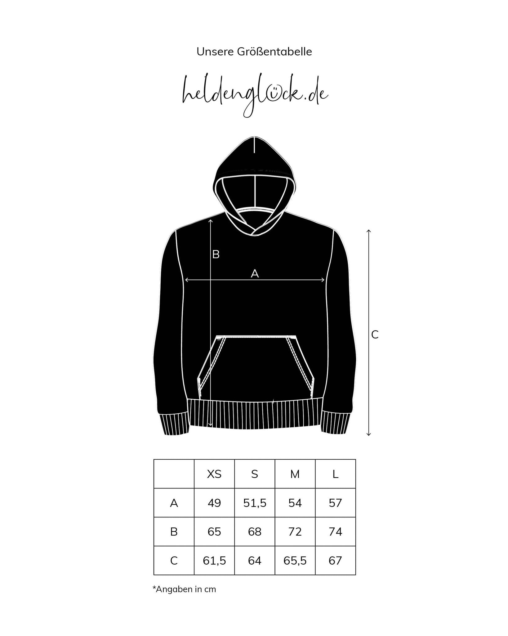 Hoodie · Glücklich - Heldenglück für Händler