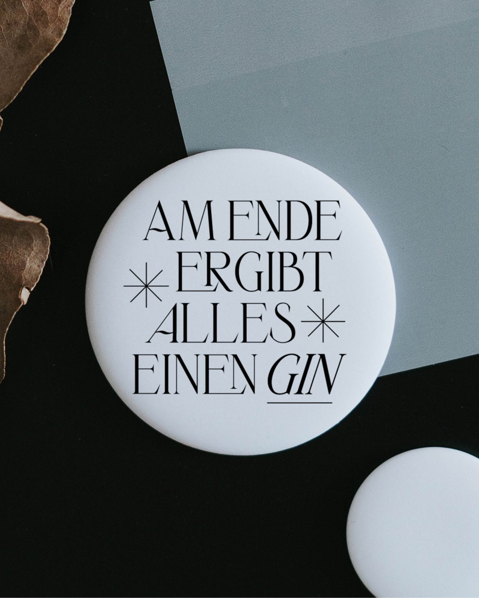 Magnet · Alles einen Gin · groß - Heldenglück für Händler