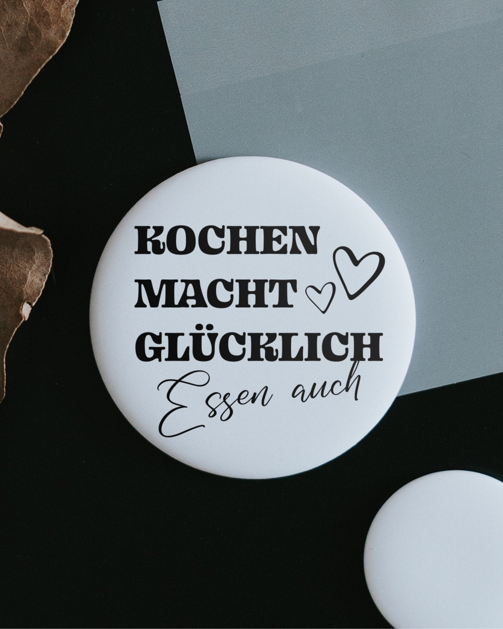 Magnet · Kochen macht glücklich · klein - B2B Heldenglück