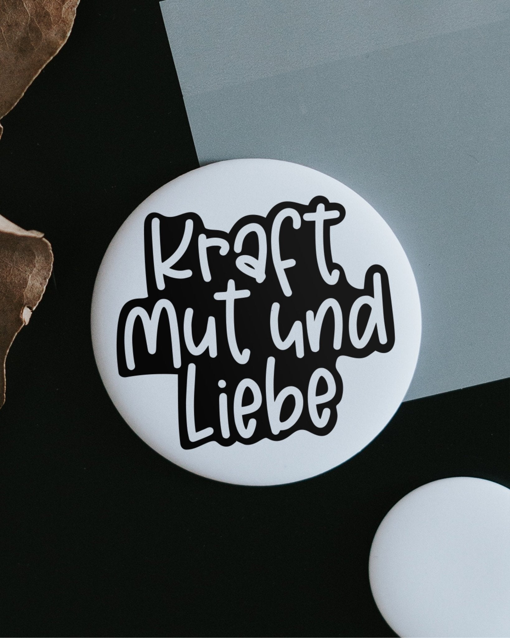 Magnet · Kraft Mut und Liebe · klein - B2B Heldenglück