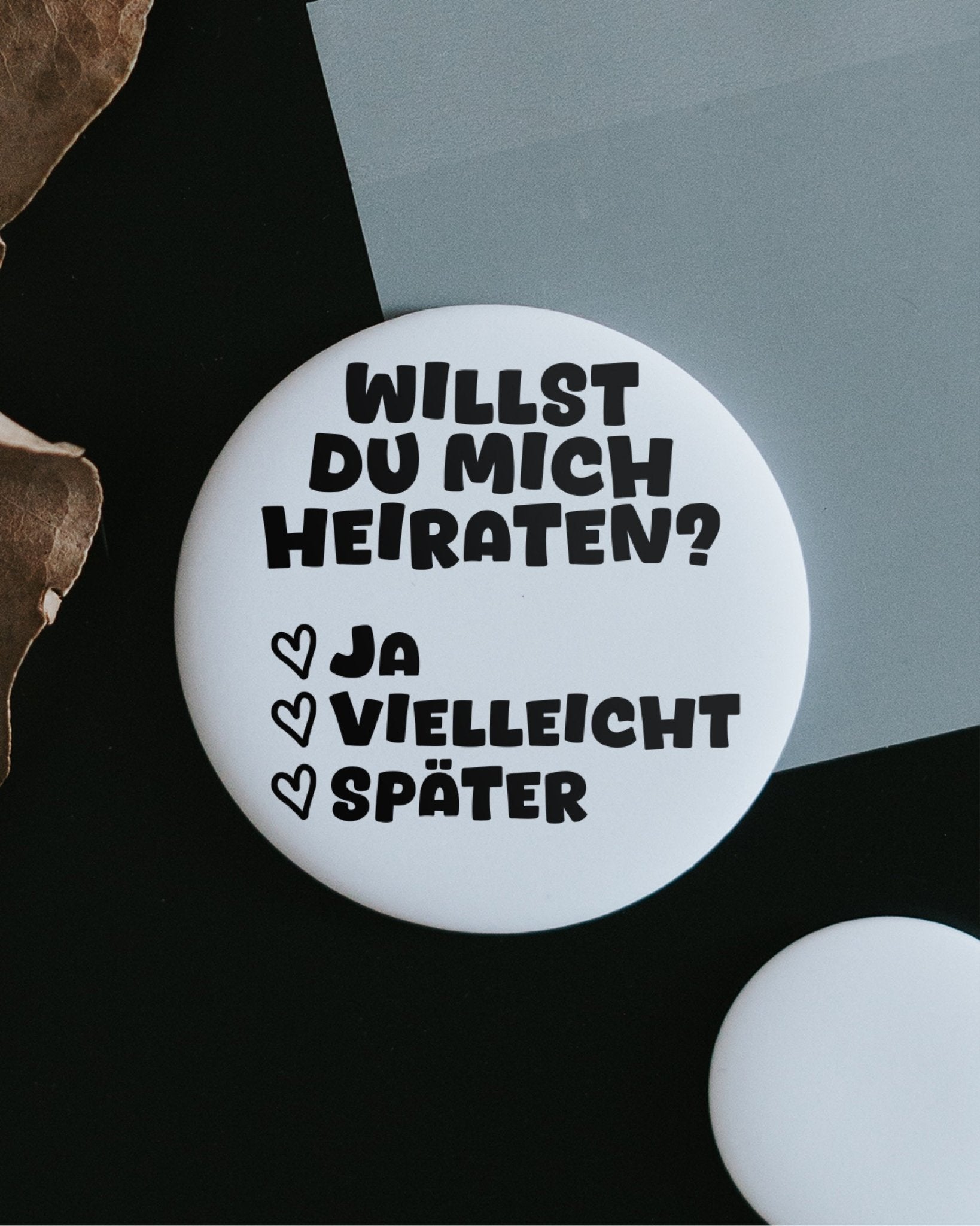 Magnet · Willst du mich heiraten · groß - B2B Heldenglück