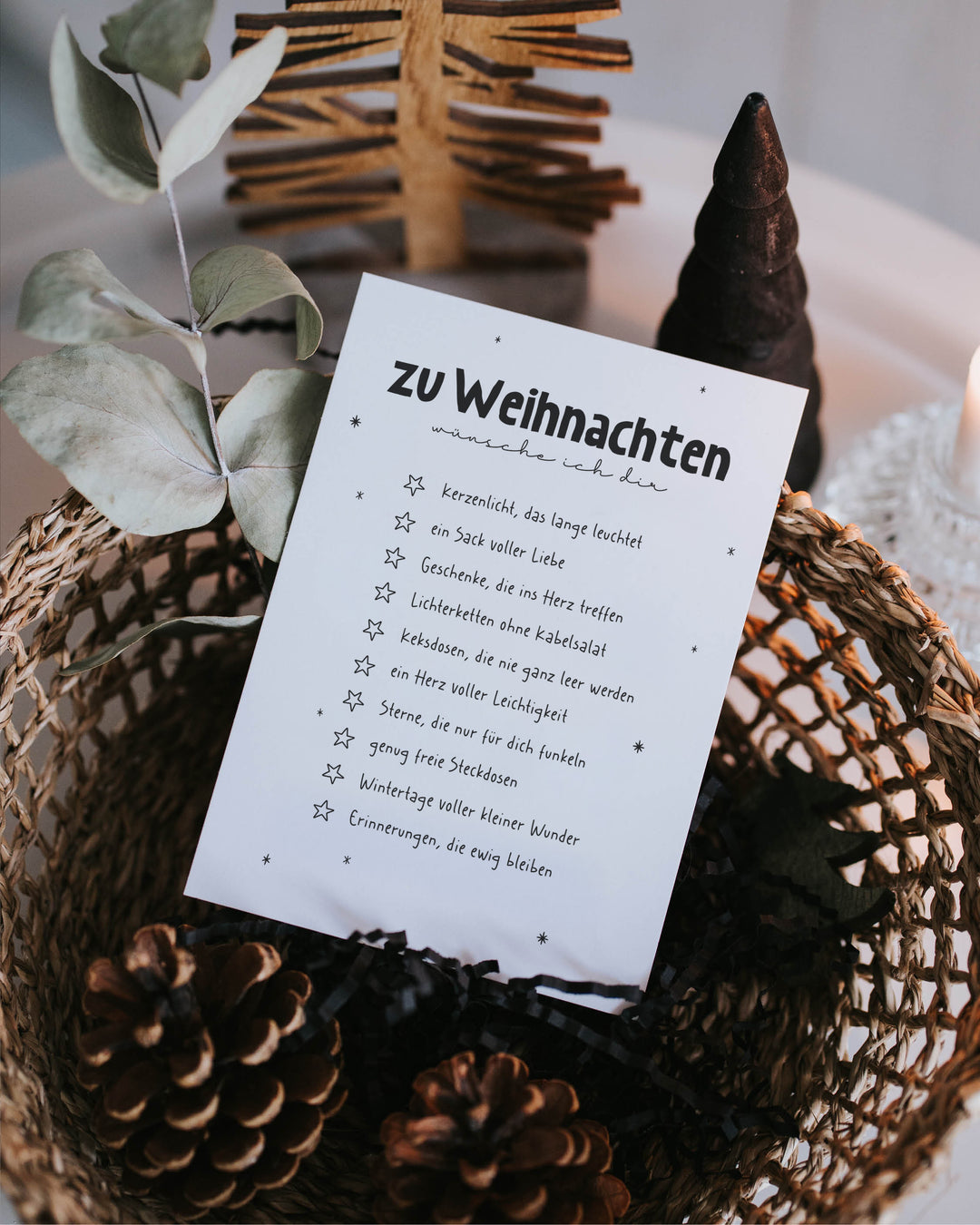 Postkarte · Weihnachtswünsche