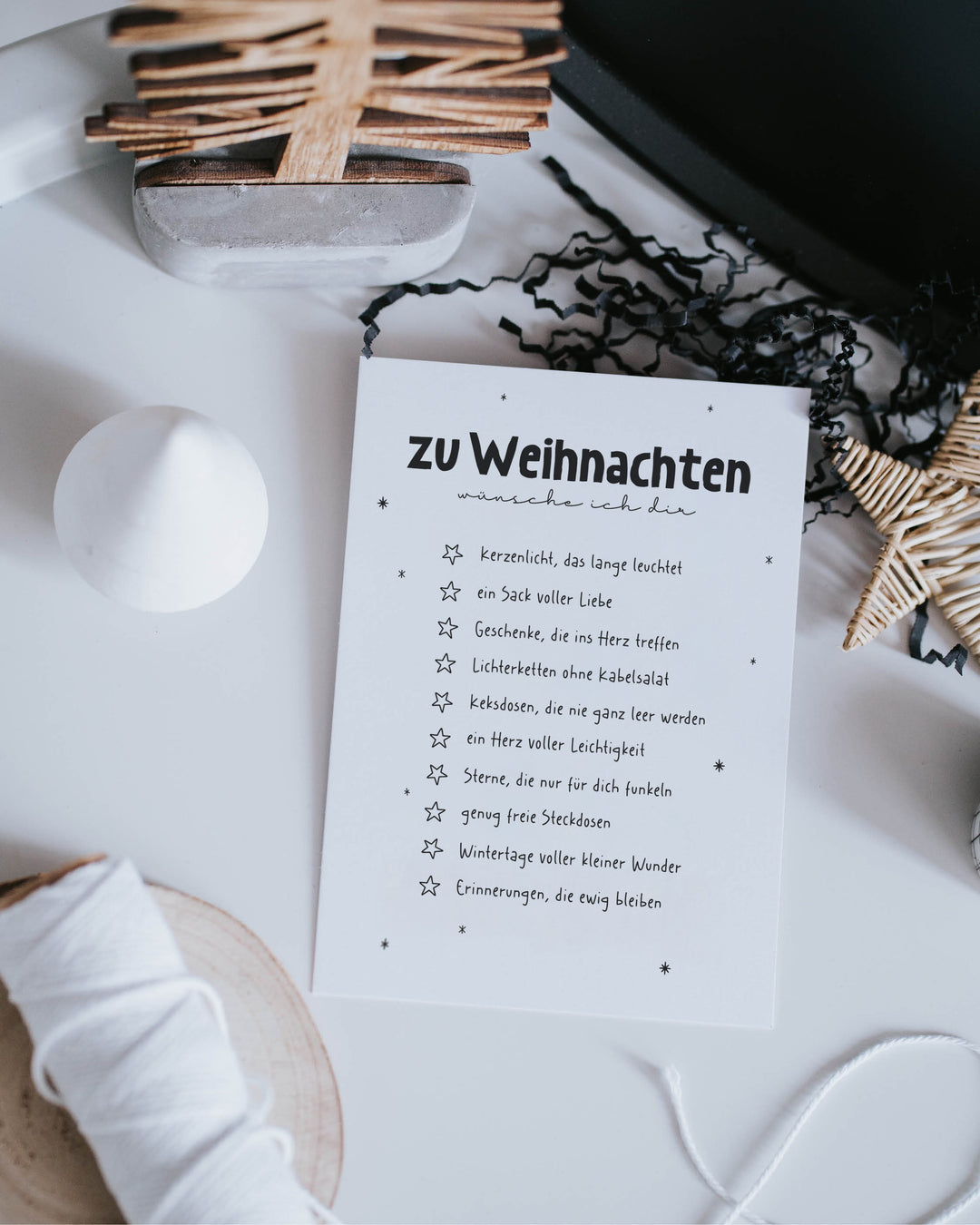 Postkarte · Weihnachtswünsche
