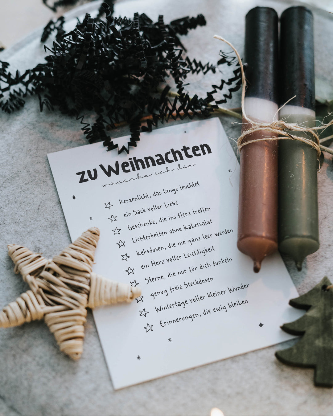 Postkarte · Weihnachtswünsche