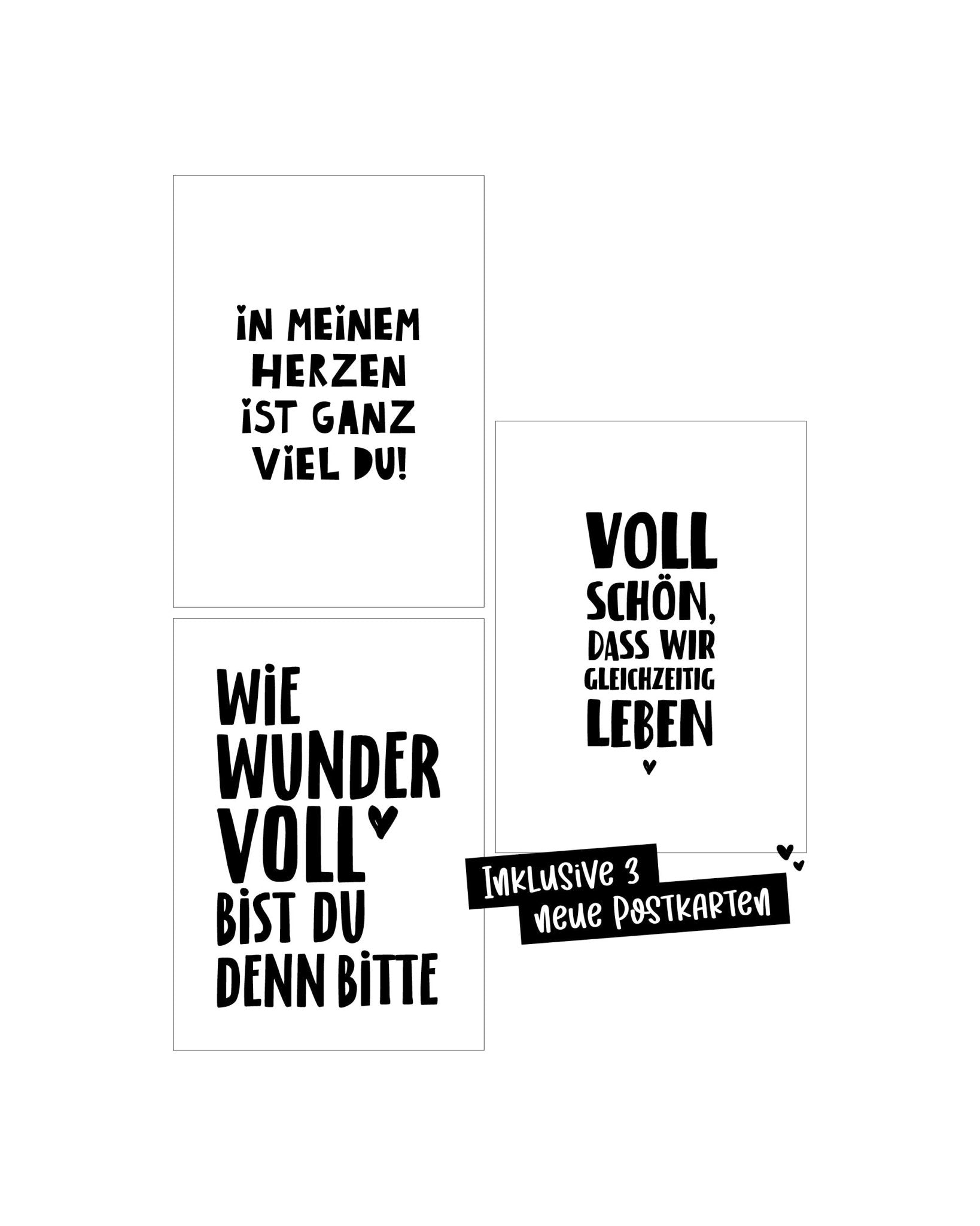 Postkarten · ganzes Sortiment - Verena von Heldenglück B2B
